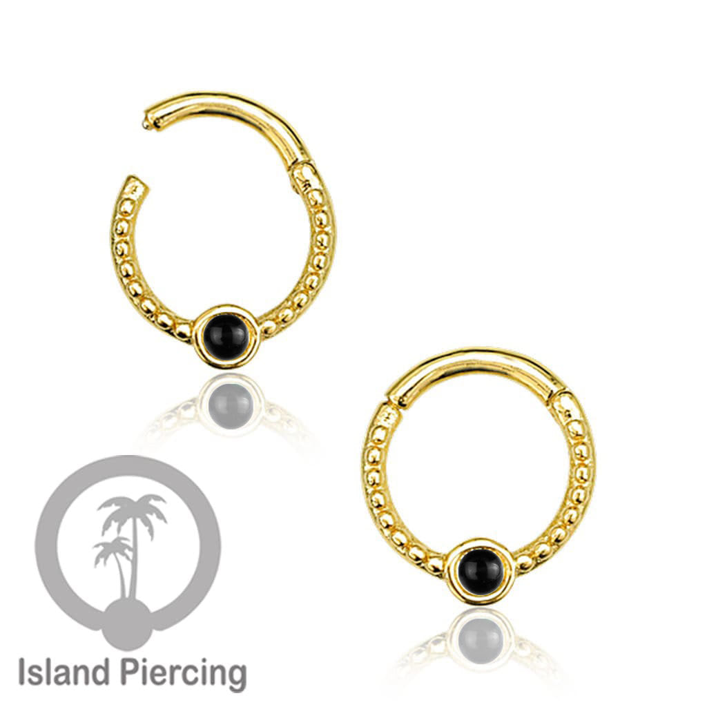 Hinged Segment Ring Piercing Tragus Anting Labret