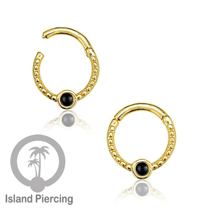 Hinged Segment Ring Piercing Tragus Anting Labret