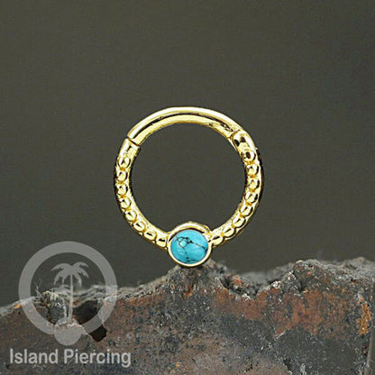 Hinged Segment Ring Piercing Tragus Anting Labret