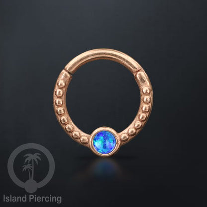 Hinged Segment Ring Piercing Tragus Anting Labret