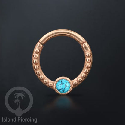 Hinged Segment Ring Piercing Tragus Anting Labret