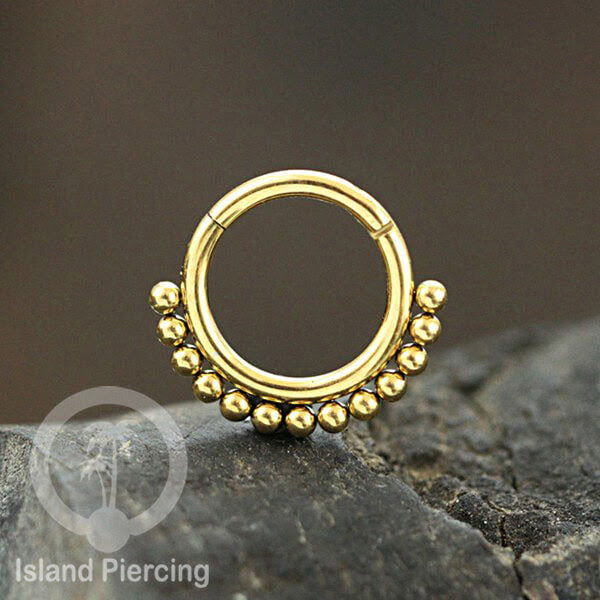 Stainless Anting piercing Septum Clicker Nose Piercing tragus helix