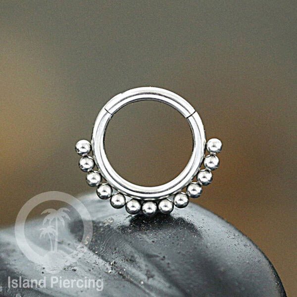 Stainless Anting piercing Septum Clicker Nose Piercing tragus helix