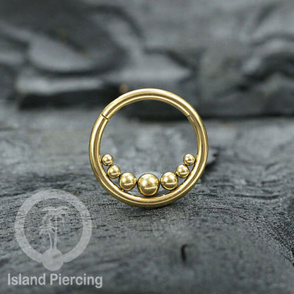 Stainless Anting piercing Septum Clicker Nose Piercing tragus helix