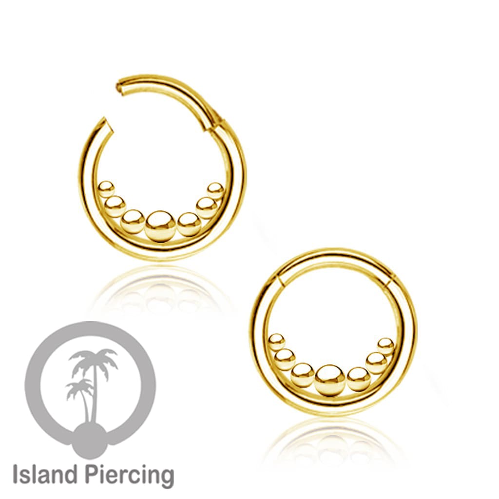 Stainless Anting piercing Septum Clicker Nose Piercing tragus helix