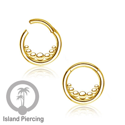 Stainless Anting piercing Septum Clicker Nose Piercing tragus helix