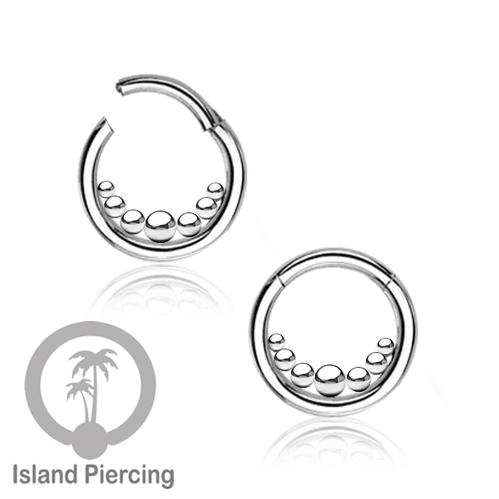 Stainless Anting piercing Septum Clicker Nose Piercing tragus helix