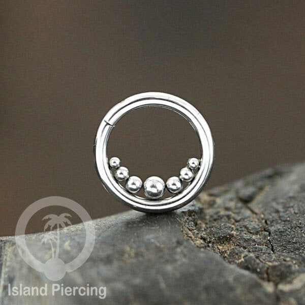 Stainless Anting piercing Septum Clicker Nose Piercing tragus helix