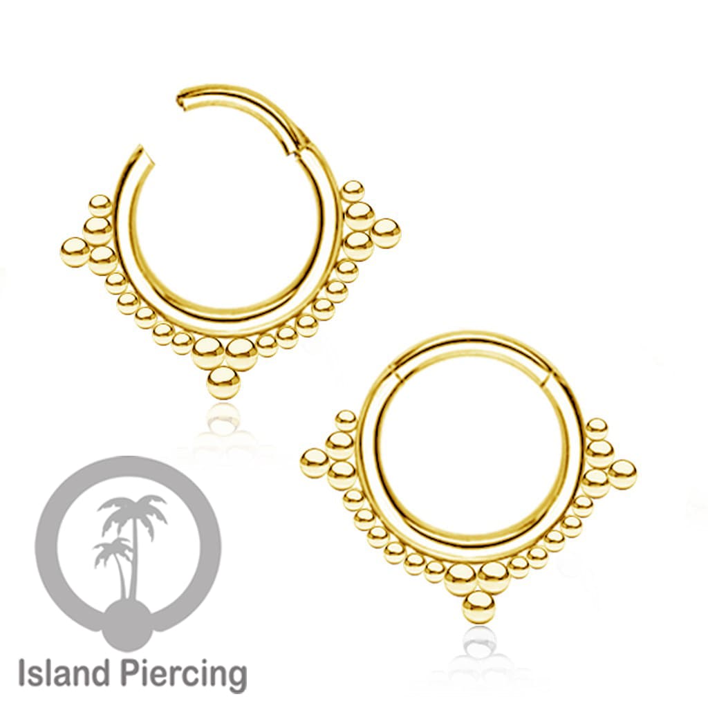 Stainless Anting piercing Septum Clicker Nose Piercing tragus helix