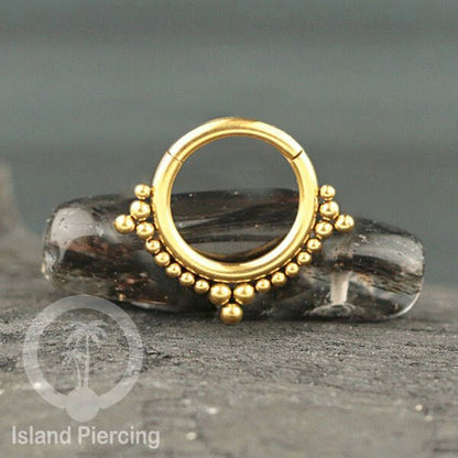 Stainless Anting piercing Septum Clicker Nose Piercing tragus helix