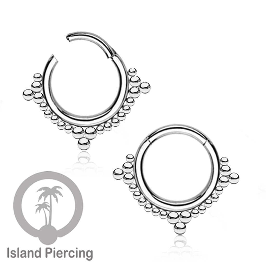 Stainless Anting piercing Septum Clicker Nose Piercing tragus helix