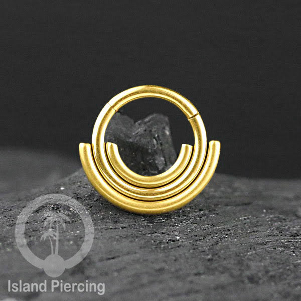 Stainless Steel Anting Clicker Septum Nose Piercing model popular silver/gold color