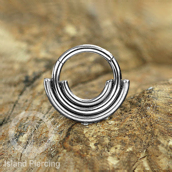 Stainless Steel Anting Clicker Septum Nose Piercing model popular silver/gold color