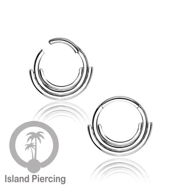 Stainless Steel Anting Clicker Septum Nose Piercing model popular silver/gold color