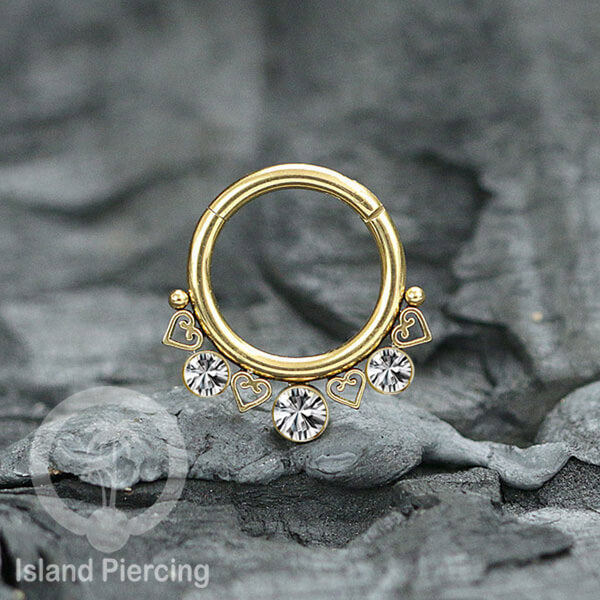 Stainless Anting Piercing Tragus Anting Labret Septum Tiga batu