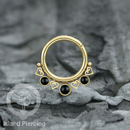 Stainless Anting Piercing Tragus Anting Labret Septum Tiga batu