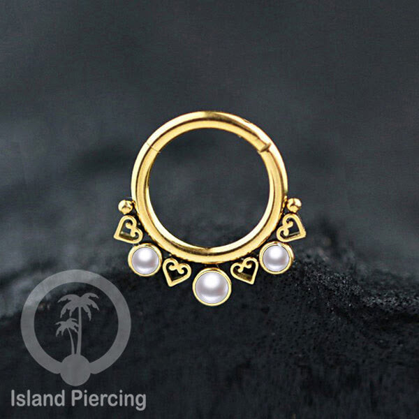 Stainless Anting Piercing Tragus Anting Labret Septum Tiga batu