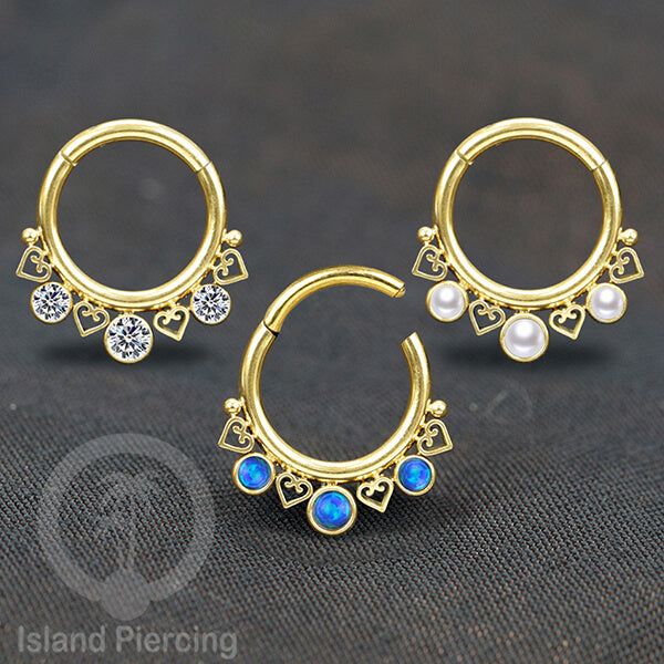 Stainless Anting Piercing Tragus Anting Labret Septum Tiga batu
