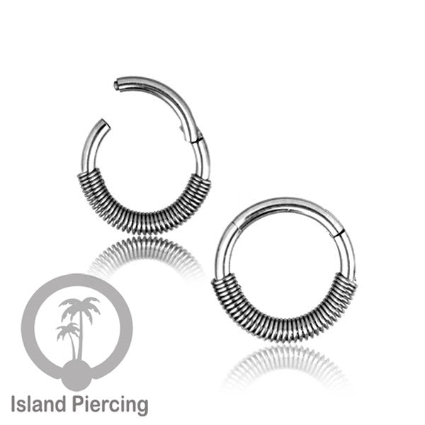 Stainless Steel Anting Clicker Septum Nose Piercing model popular silver/gold color