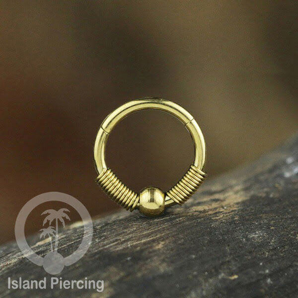 Stainless Steel Anting Clicker Septum Nose Piercing model popular silver/gold color