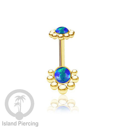 Anting Piercing Helix Stainless warna gold dengan batu banyak variasi, anting tindik baja beda