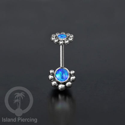 Anting Piercing Helix Stainless warna silver dengan batu banyak variasi, anting tindik baja beda