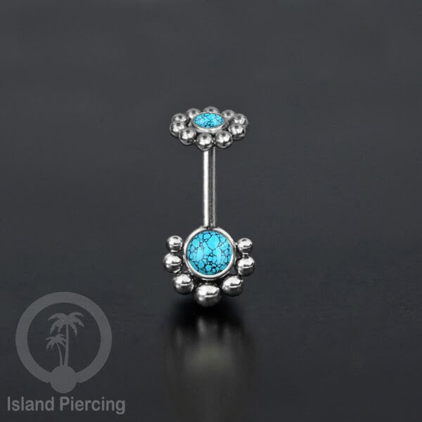 Anting Piercing Helix Stainless warna silver dengan batu banyak variasi, anting tindik baja beda