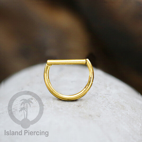 Hinged Septum Piercing Ring stainless steel tragus piercing plain design