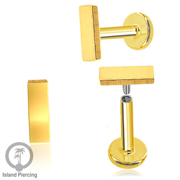 Anting Tindik Labret aneka model warna Gold, Tragus, Daith &amp; Helix Piercing Jewelry