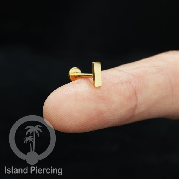 Anting Tindik Labret aneka model warna Gold, Tragus, Daith &amp; Helix Piercing Jewelry