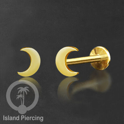 Anting Tindik Labret aneka model warna Gold, Tragus, Daith &amp; Helix Piercing Jewelry