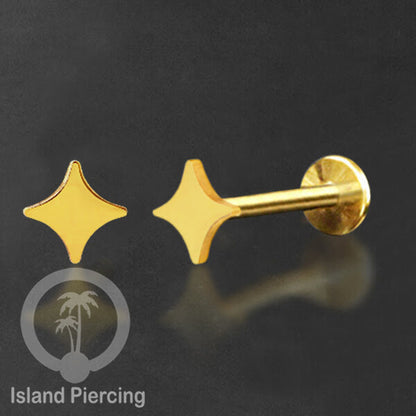 Anting Tindik Labret aneka model warna Gold, Tragus, Daith &amp; Helix Piercing Jewelry