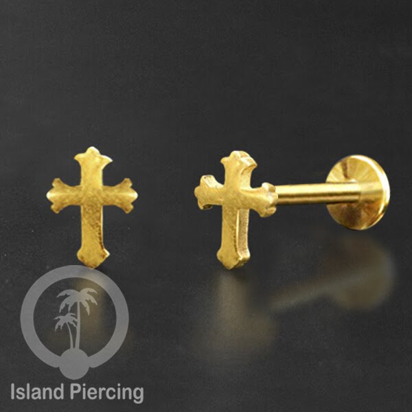 Anting Tindik Labret aneka model warna Silver dan Gold, Tragus, Daith &amp; Helix Piercing Jewelry