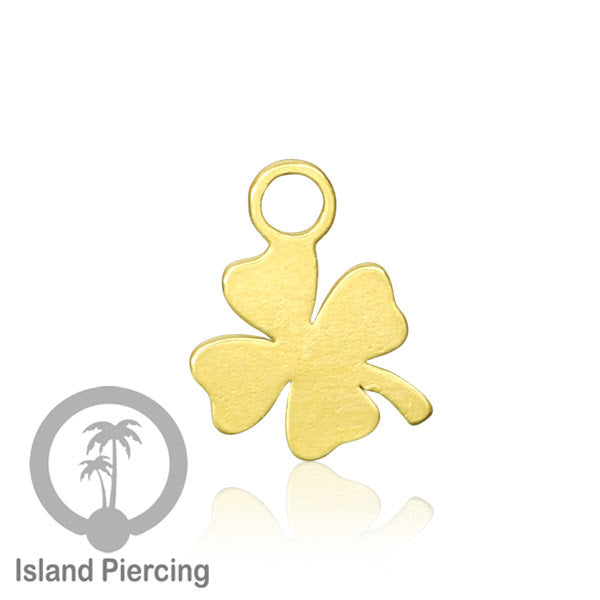 Body Jewelry Charm stainless yang bisa di pasang sebagai DIY warna gold