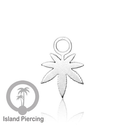 Body Jewelry Charm stainless yang bisa di pasang sebagai DIY warna silver