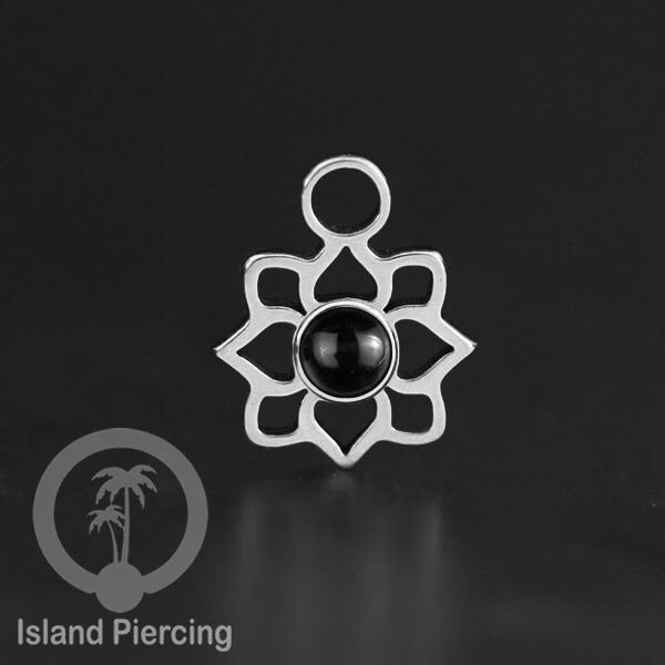 Body Jewelry Charm, Liontin kecil, Stainless charm, bracelet charm, warna silver dengan epoxy.