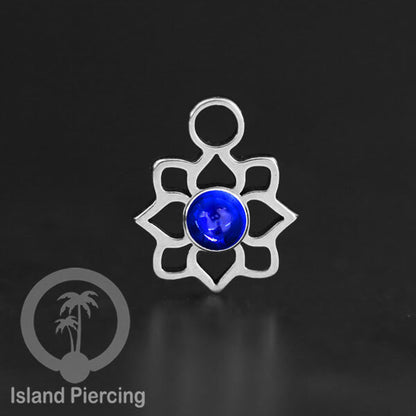 Body Jewelry Charm, Liontin kecil, Stainless charm, bracelet charm, warna silver dengan epoxy.