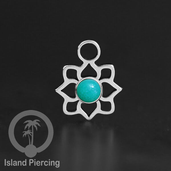 Body Jewelry Charm, Liontin kecil, Stainless charm, bracelet charm, warna silver dengan epoxy.