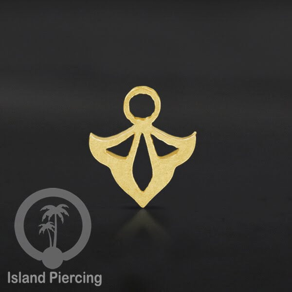 Jewelry Charm, Liontin stainless kecil, steel charm, Liontin perhiasan anting, warna gold.