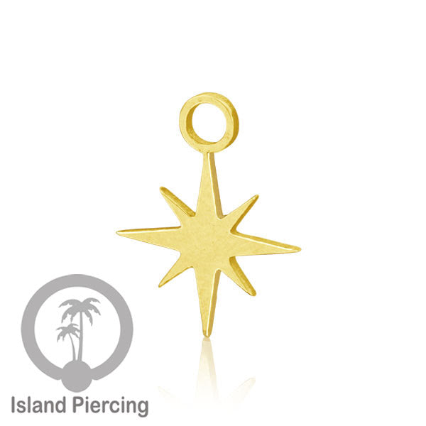 Jewelry Charm, Liontin stainless kecil, steel charm, Liontin perhiasan anting, warna gold.
