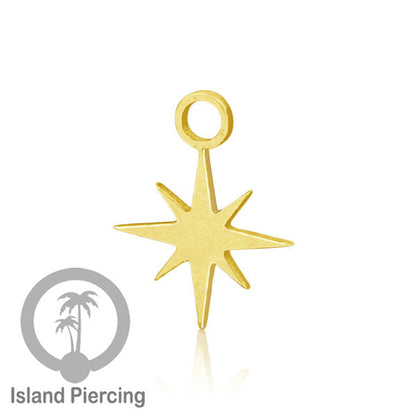 Jewelry Charm, Liontin stainless kecil, steel charm, Liontin perhiasan anting, warna gold.