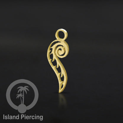 Jewelry Charm, Liontin stainless kecil, steel charm, Liontin perhiasan anting, warna gold.