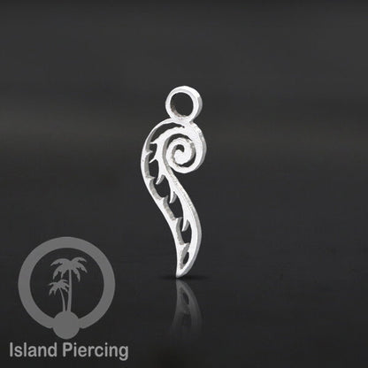 Body Jewelry Charm, Liontin stainless kecil, steel charm, Liontin perhiasan anting, warna silver.