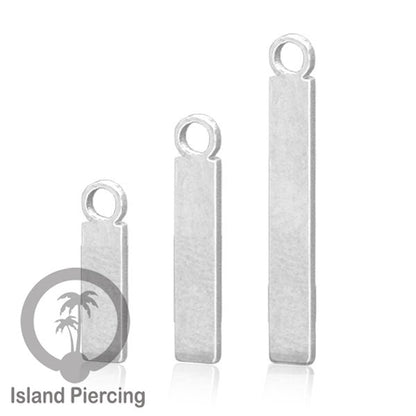 Body jewelry charm sebagai spike warna silver, untuk dekorasi anting tindik dan perhiasan biasa.