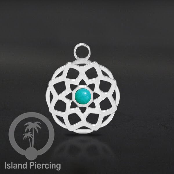 Liontin perhiasan stainless, steel body jewelry charm, Liontin anting dan gelang warna silver.