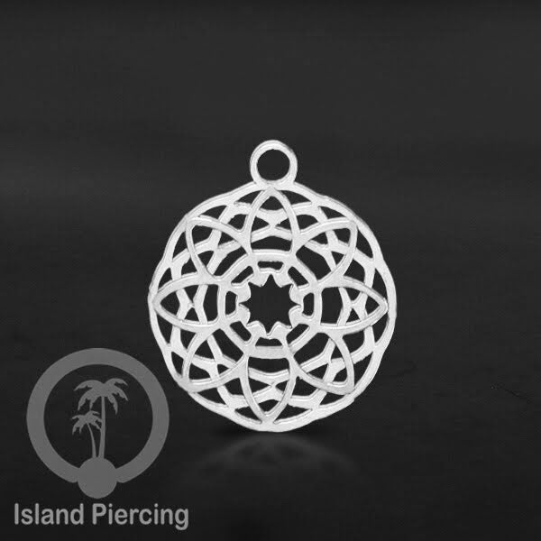 Body Jewelry Charm, liotin kecil, Stainless charm, steel charm, bracelet charm, warna silver.