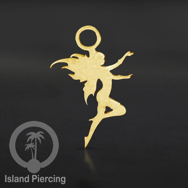 Body Jewelry Charm, liotin kecil, Stainless charm, steel charm, bracelet charm, warna gold.