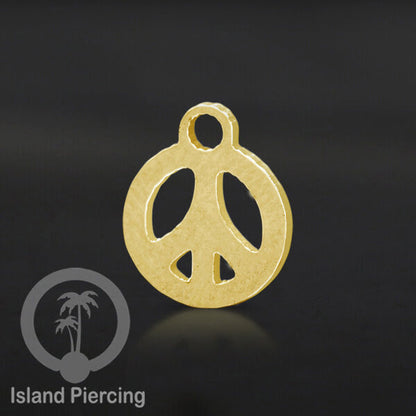 Body Jewelry Charm, liotin kecil, Stainless charm, steel charm, bracelet charm, warna gold.