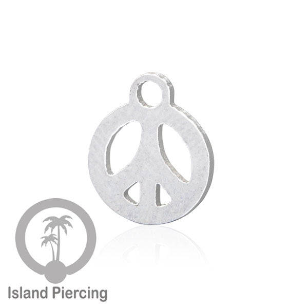 Body Jewelry Charm, liotin kecil, Stainless charm, steel charm, bracelet charm, warna silver.