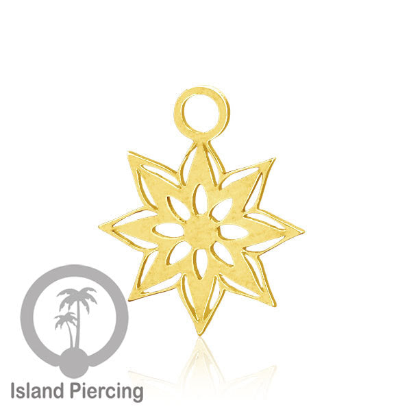 Body Jewelry Charm, liotin kecil, Stainless charm, steel charm, bracelet charm, warna gold.